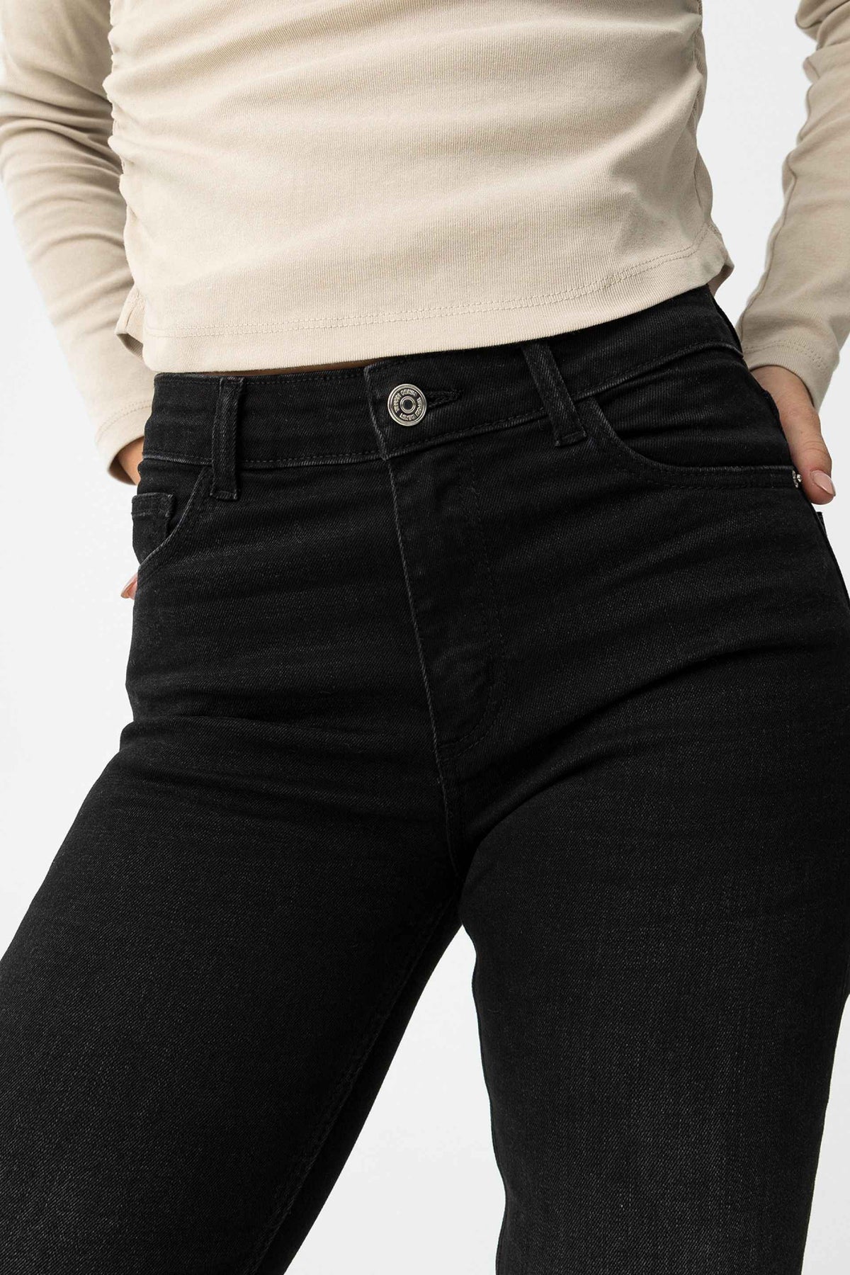 Bella Black Flare Jeans - BEST CLOTHES