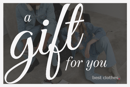 Presentkort motiv - Best Clothes