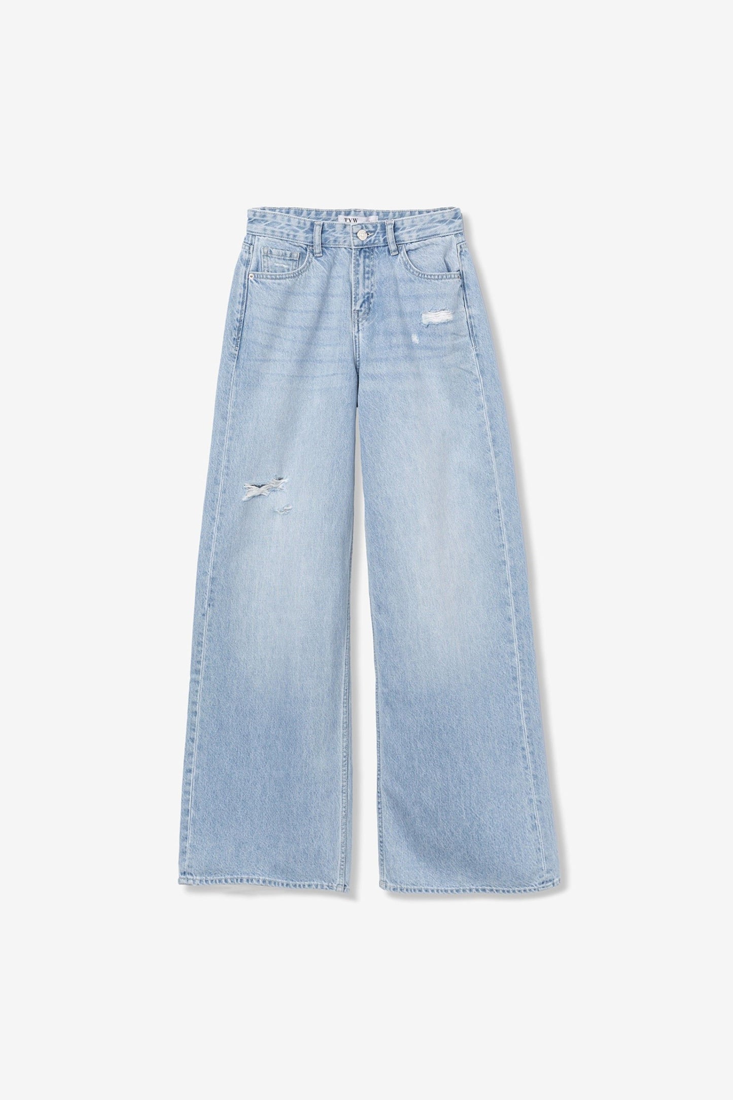 CHARLI WIDE LIGHT BLUE JEANS
