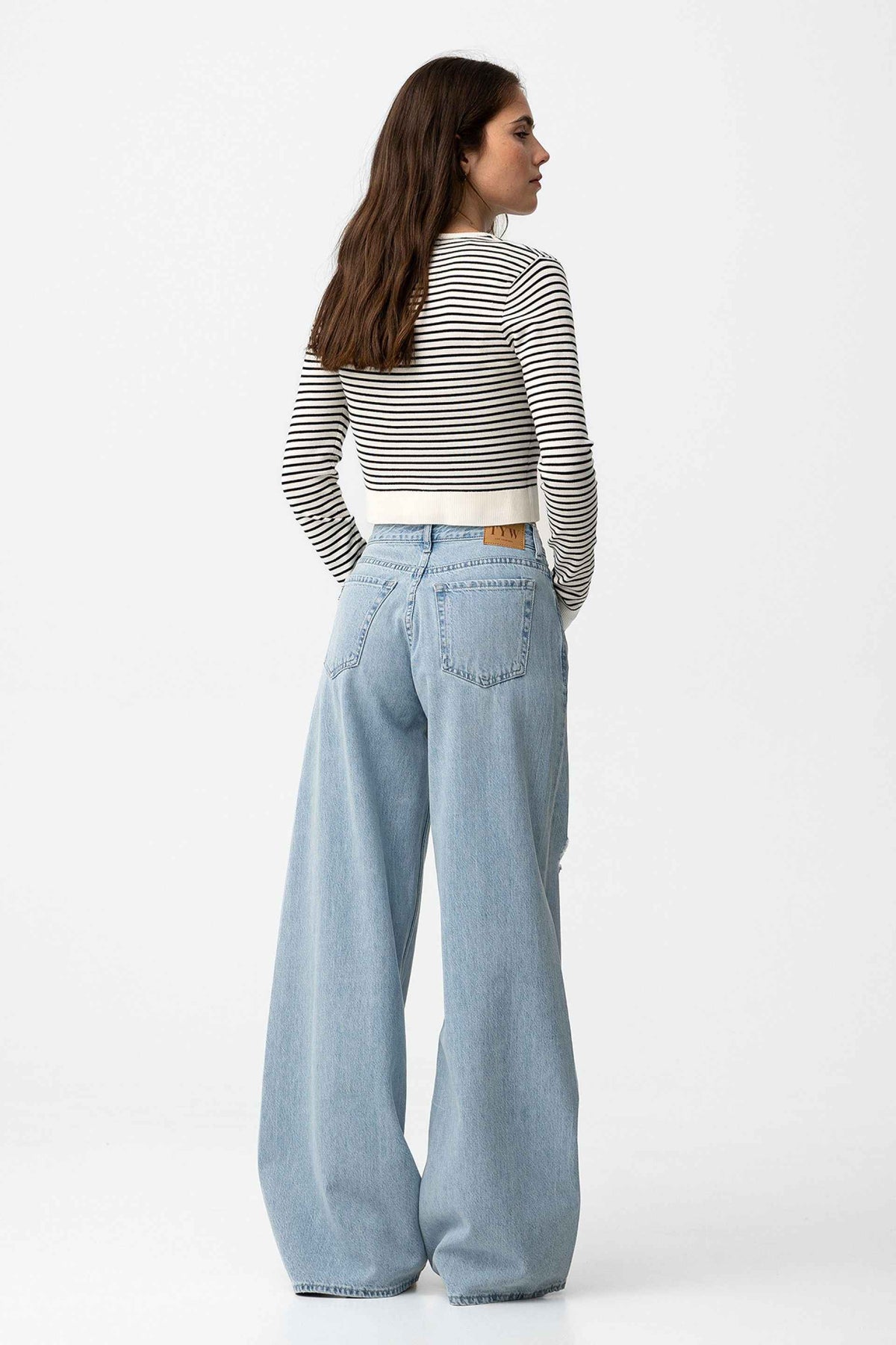 CHARLI WIDE LIGHT BLUE JEANS - BEST CLOTHES