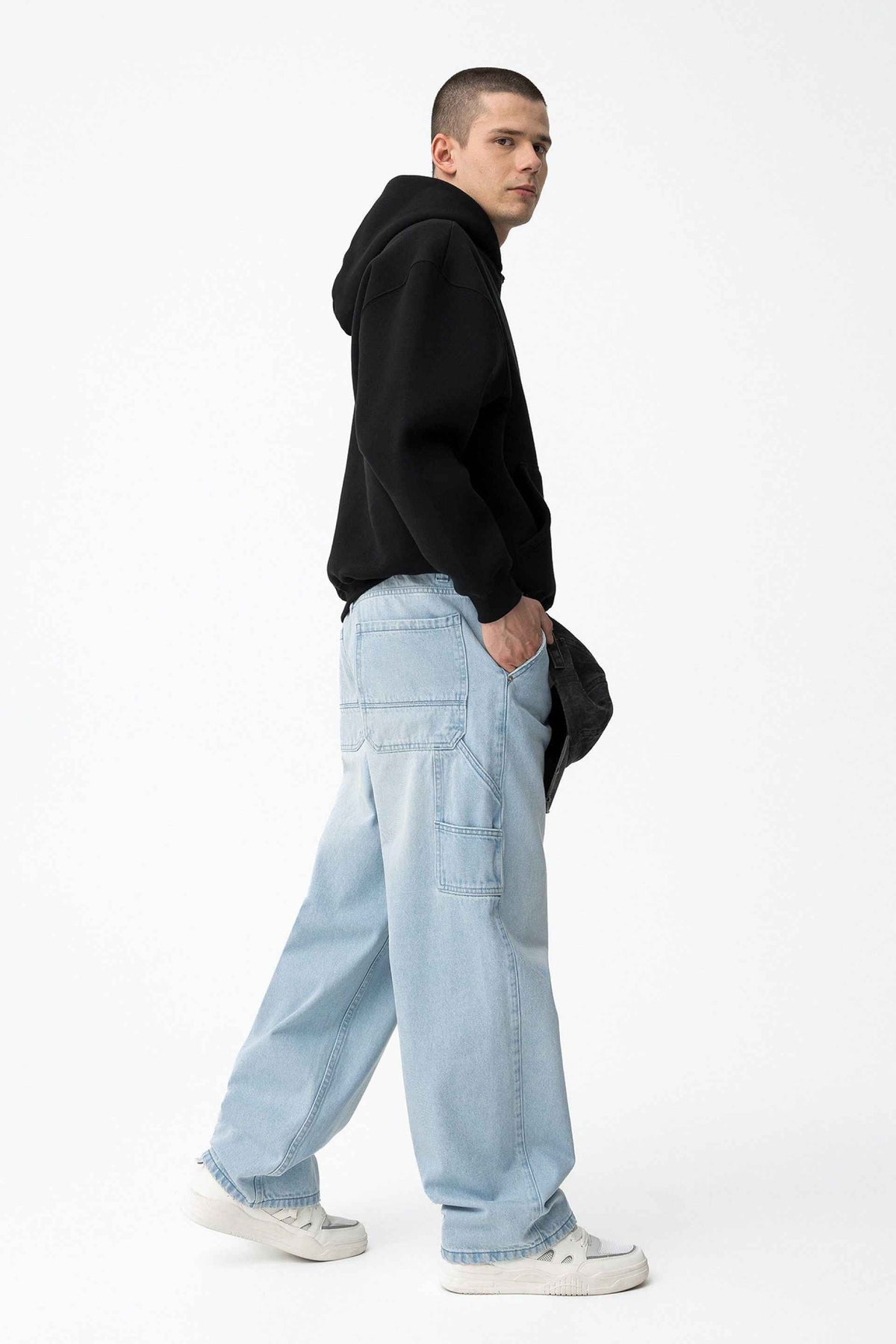 CARPENTER BAGGY JEANS - BEST CLOTHES
