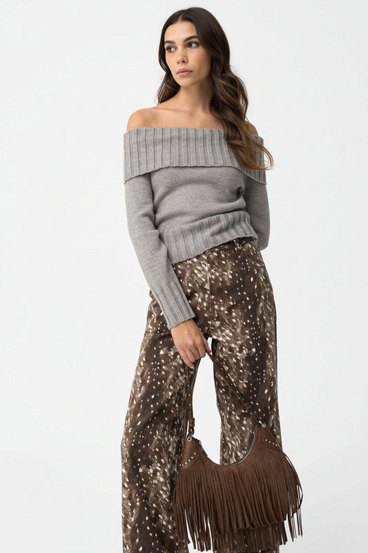 CAVERN OFF-SHOULDER SWEATER - BEST CLOTHES