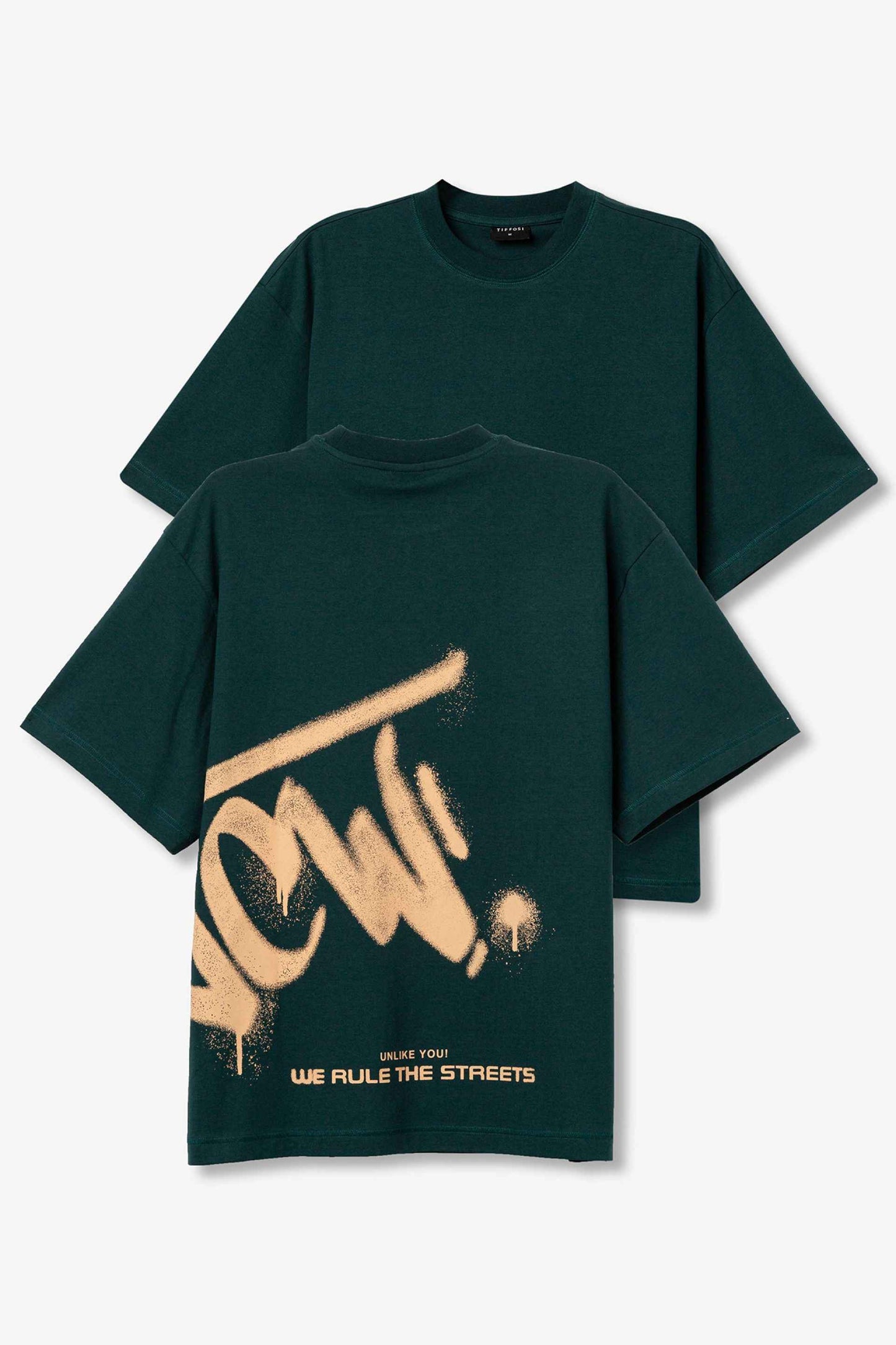 EDDIE GREEN BOXY FIT T-SHIRT