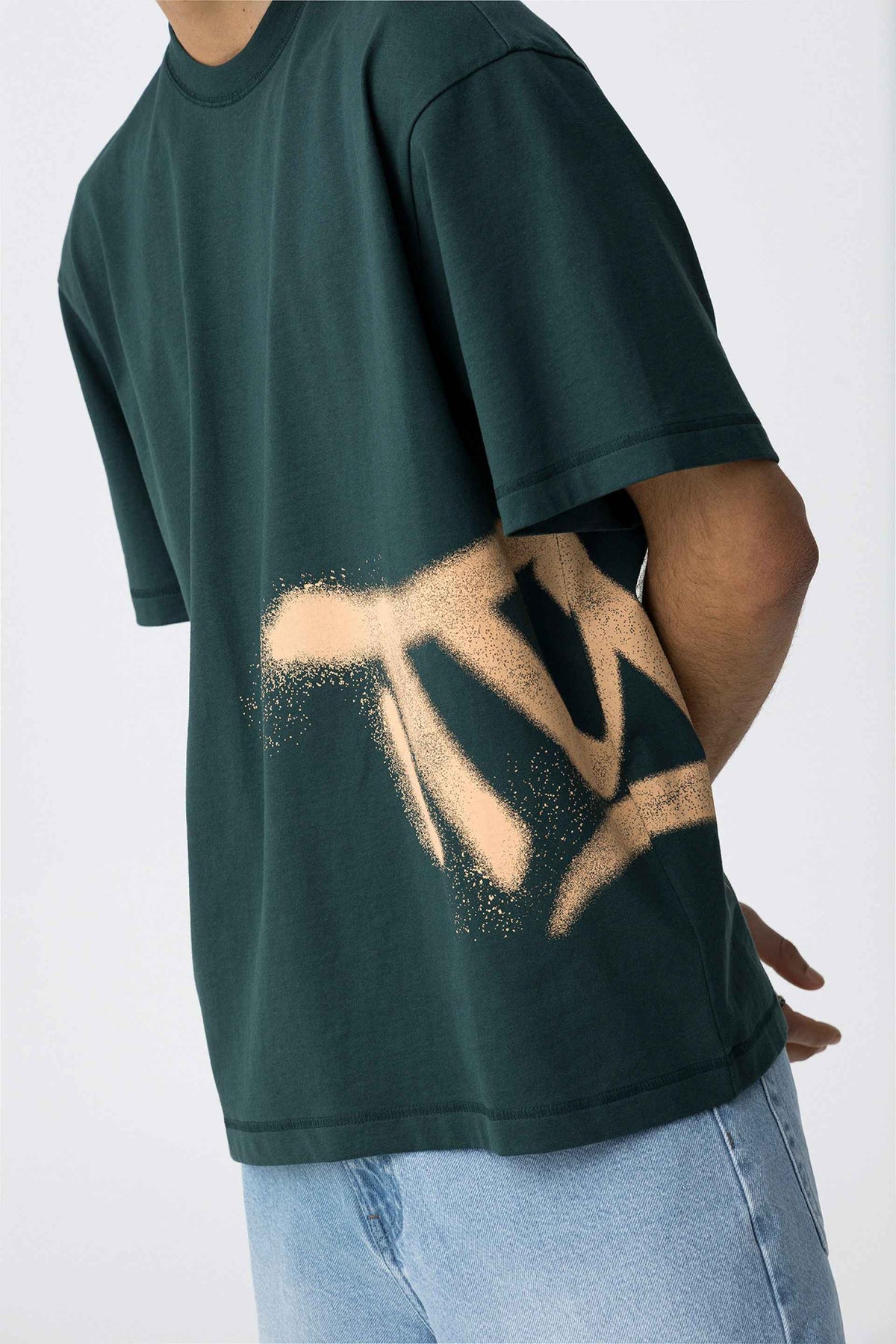 EDDIE GREEN BOXY FIT T-SHIRT - BEST CLOTHES