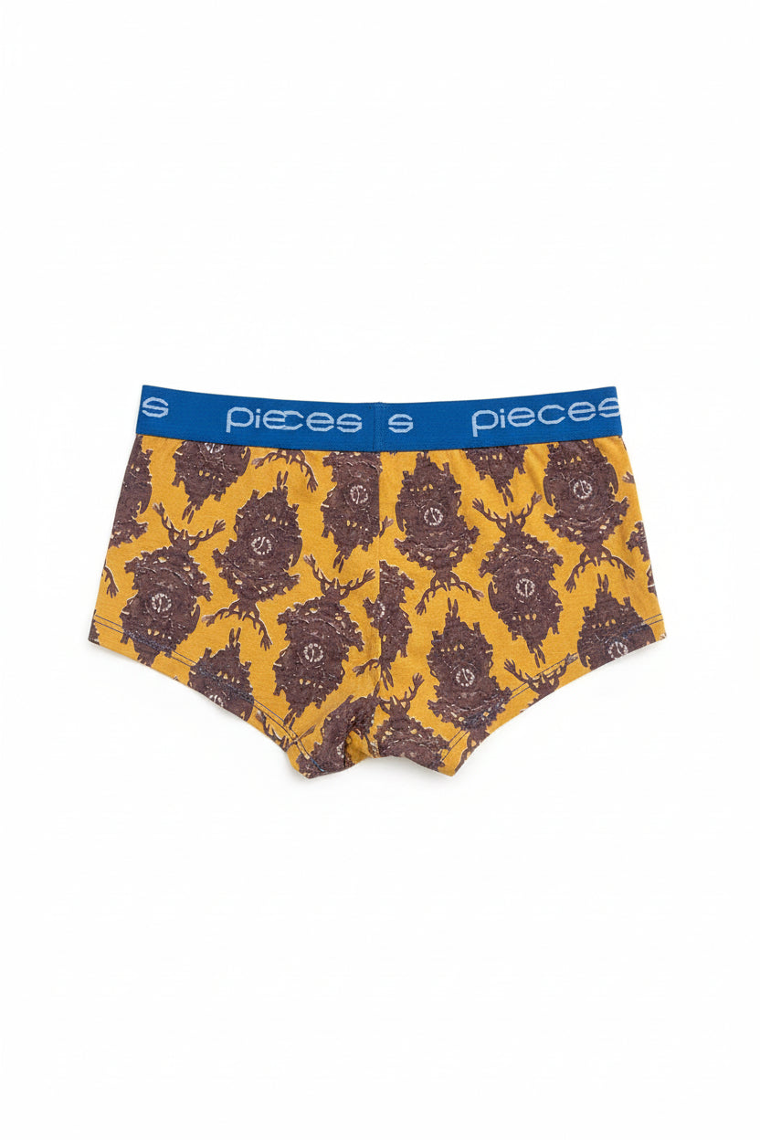 LOGO LADY BOXERS YELLOW