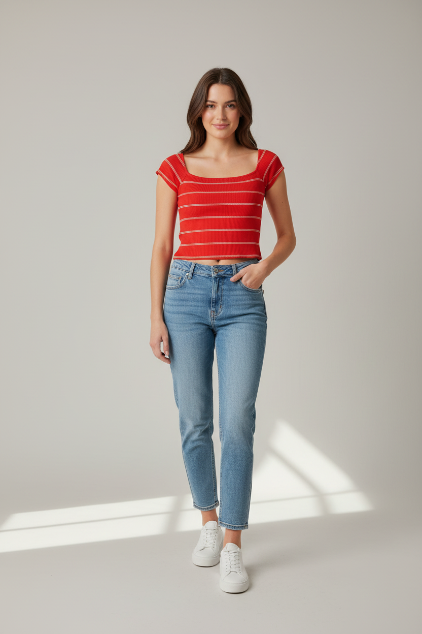 NEVADA ICON SS OFF SHOULDER TOP - BEST CLOTHES