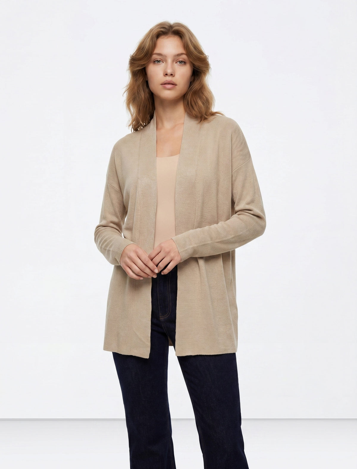 MEDEIA CARDIGAN BEIGE - BEST CLOTHES