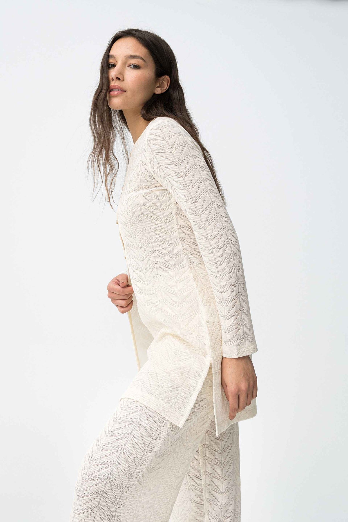 MIKADO LONG CARDIGAN - BEST CLOTHES