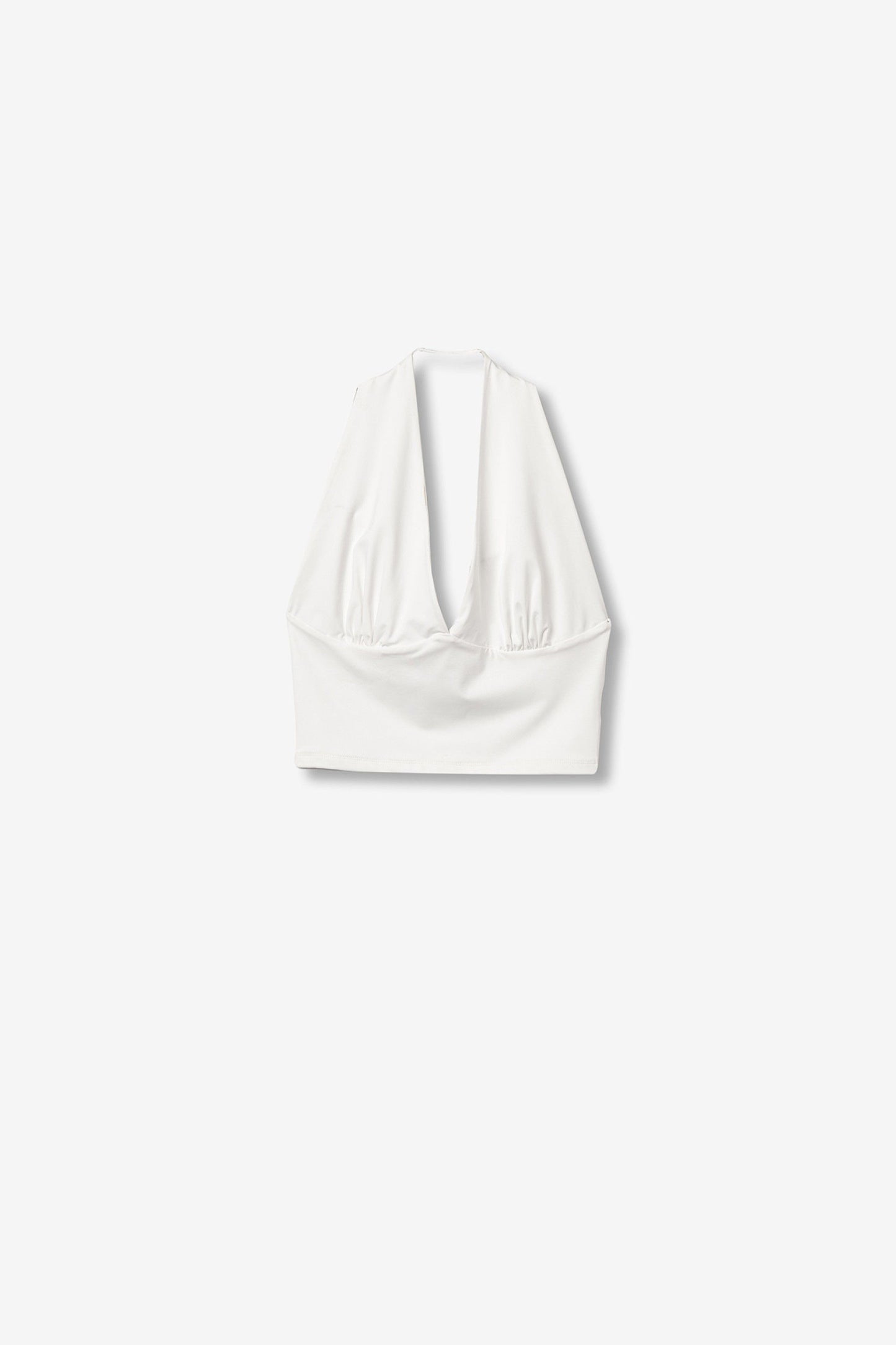PIP WHITE HALTERNECK TOP