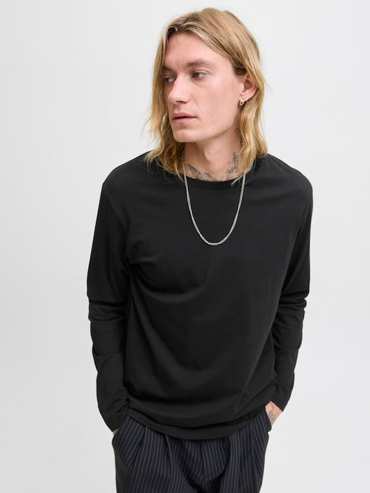 BASIC O-NECK TEE LS - Best Clothes