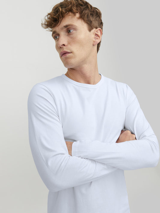 BASIC O-NECK TEE LS - Best Clothes