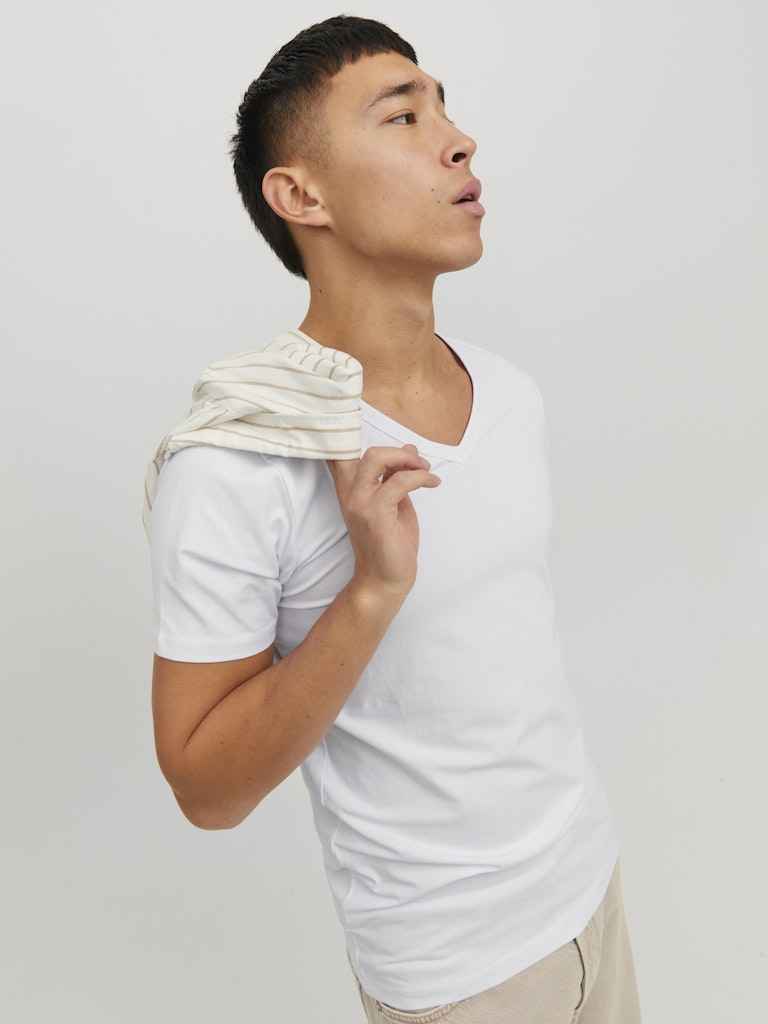 BASIC SS V-NECK - BEST CLOTHES