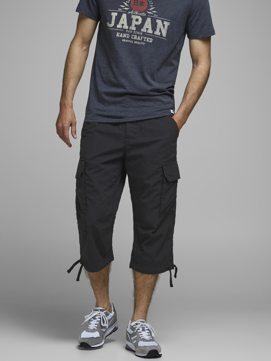 CANVAS CARGO LONG SHORTS - Best Clothes