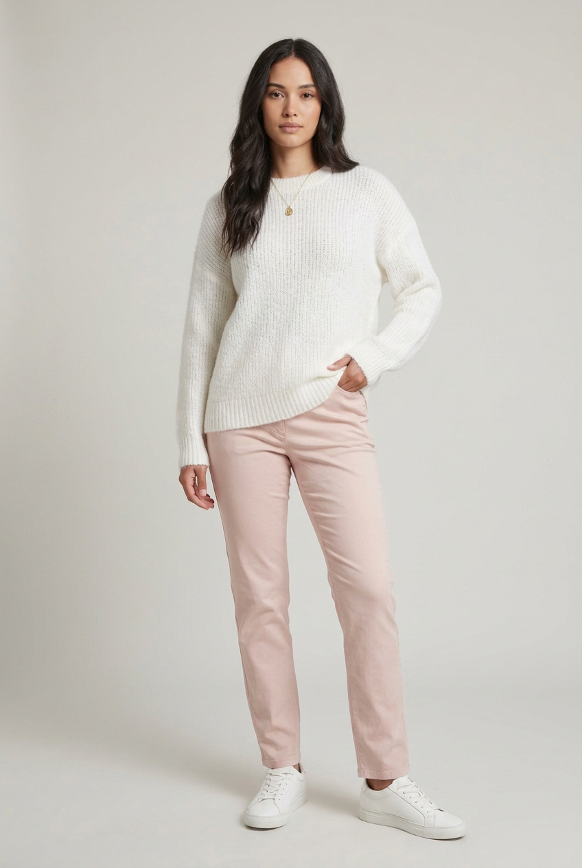 CHINO MW ANKLE PANTS