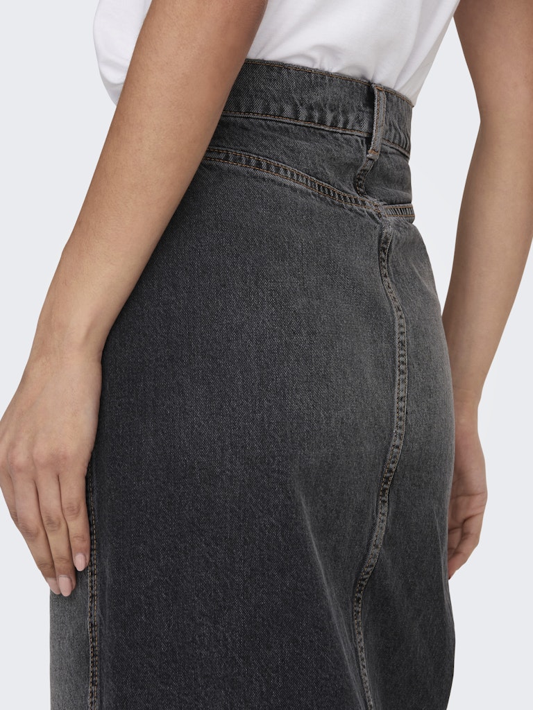 CILLA LONG SLIT SKIRT DNM - Best Clothes