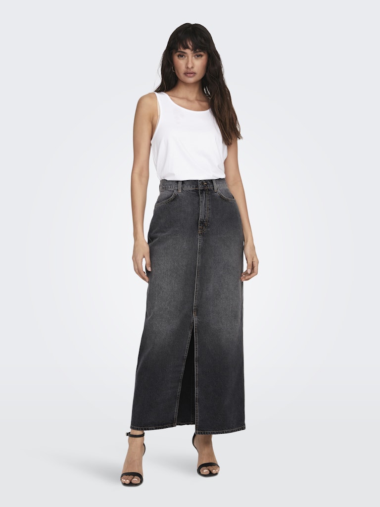 CILLA LONG SLIT SKIRT DNM - BEST CLOTHES