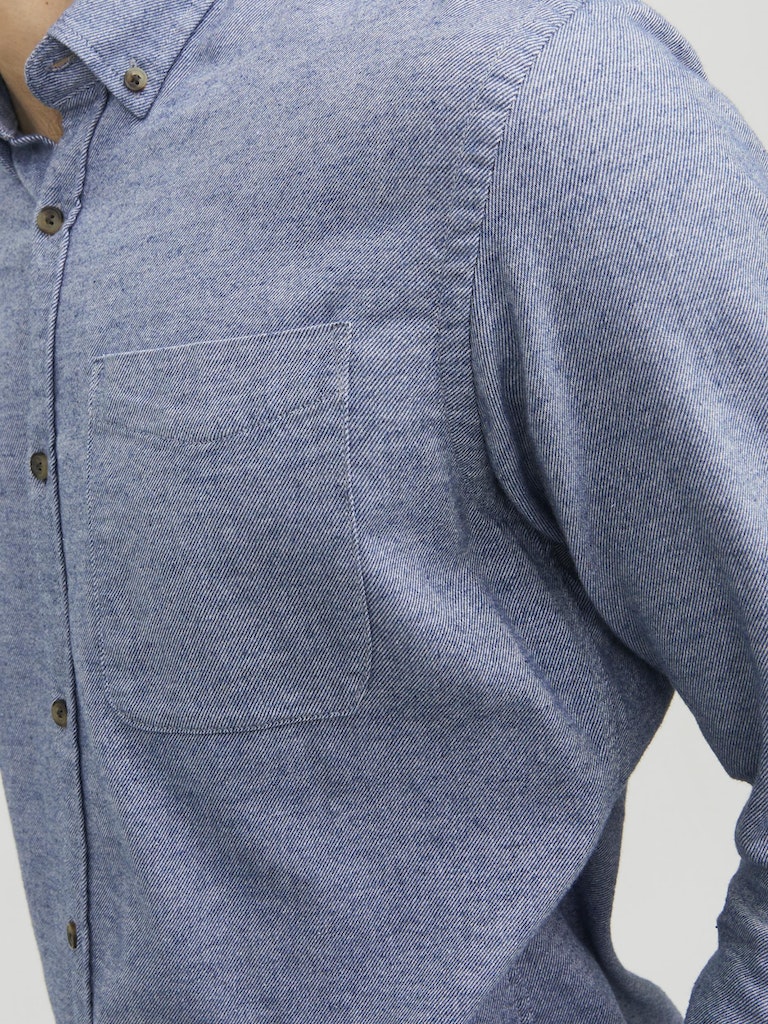 CLASSIC MELANGE SHIRT LS - BEST CLOTHES