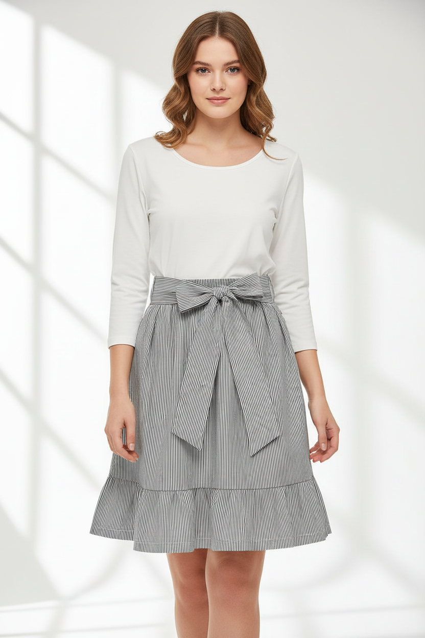 GABRIELLA 3/4 MIX DRESS - BEST CLOTHES