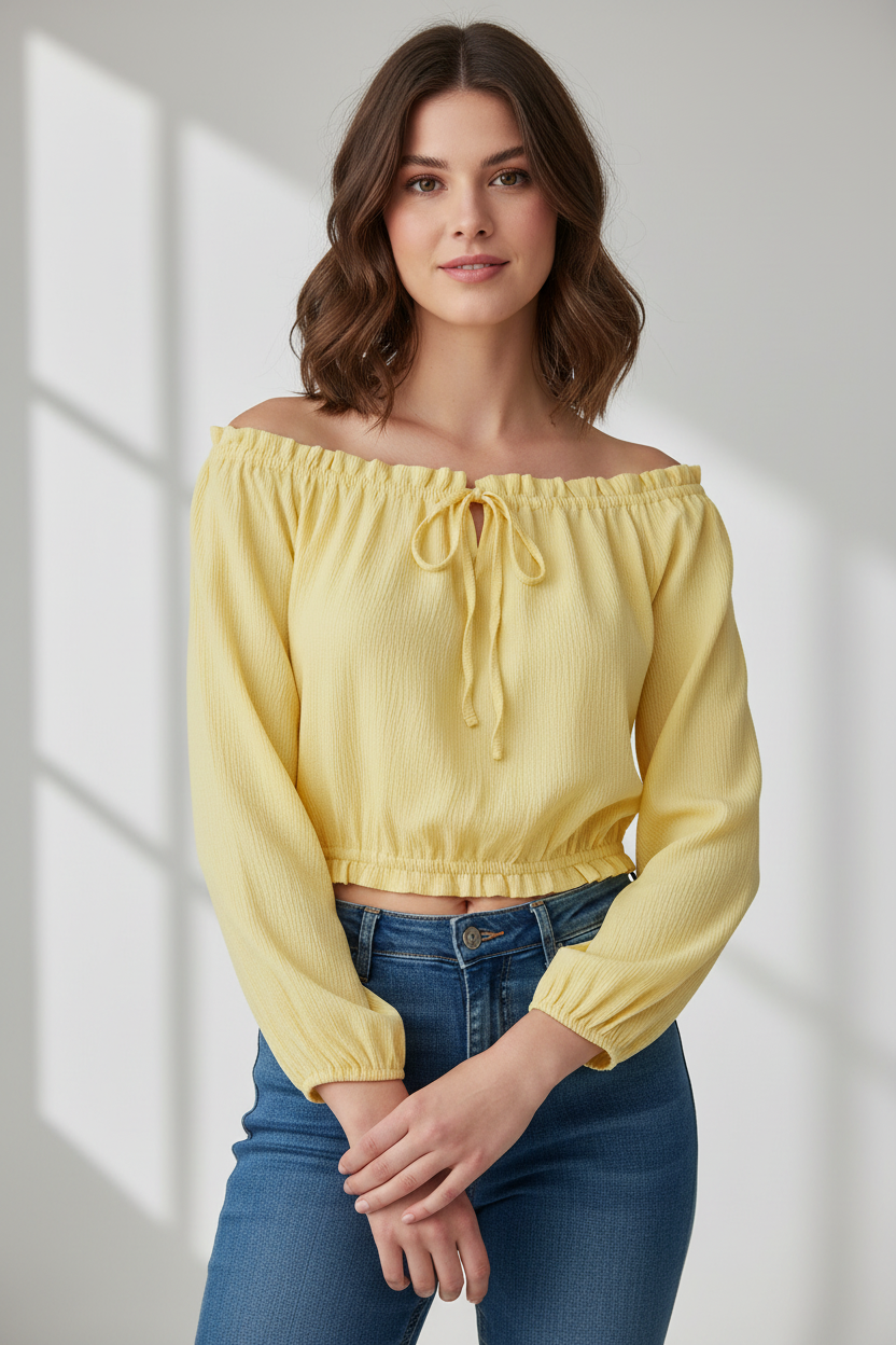 HANNAH BOATNECK TOP - BEST CLOTHES