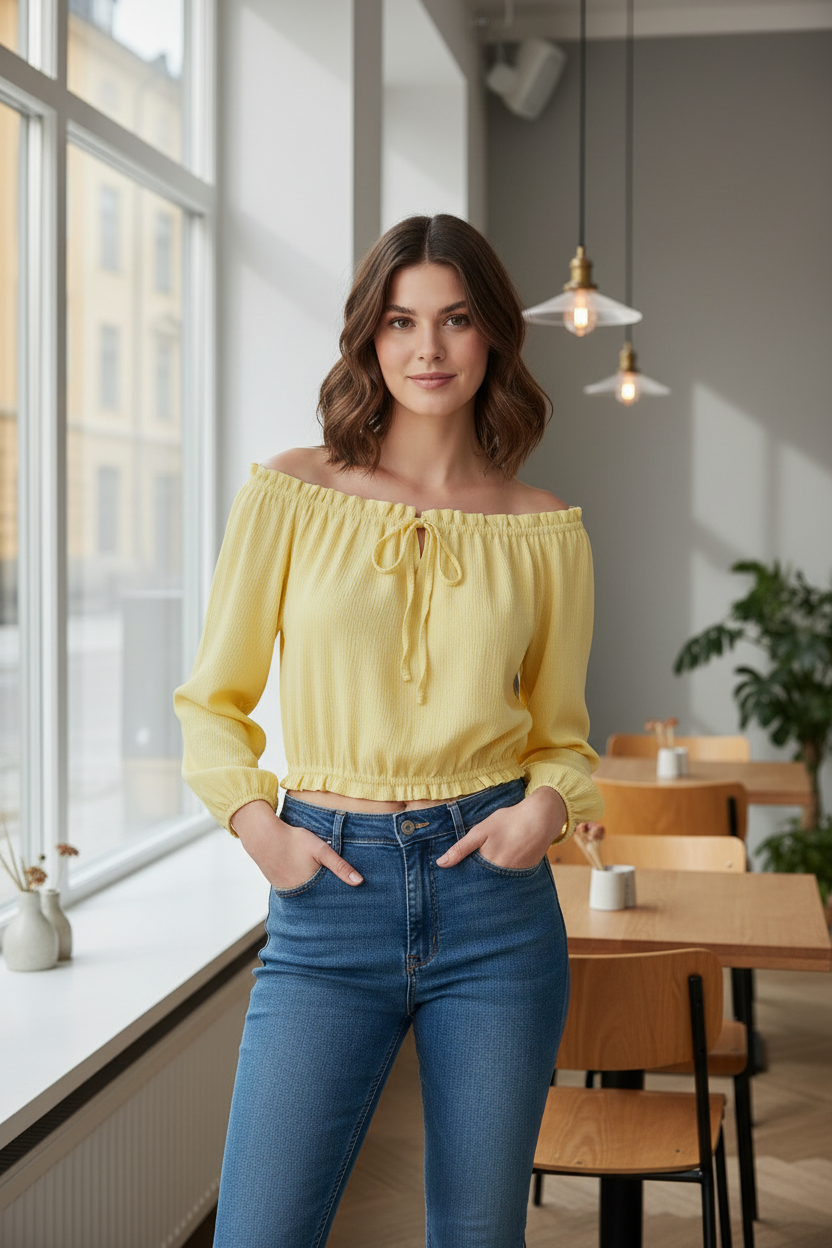HANNAH BOATNECK TOP - BEST CLOTHES