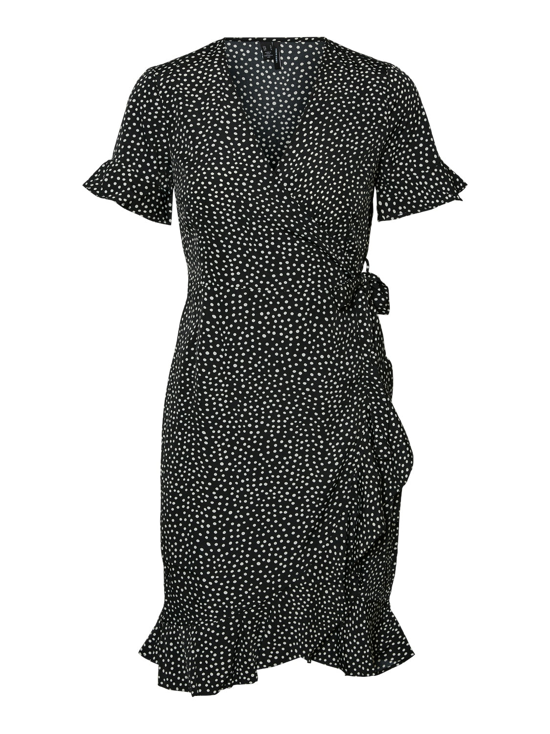HENNA 2/4 WRAP FRILL DRESS - BEST CLOTHES