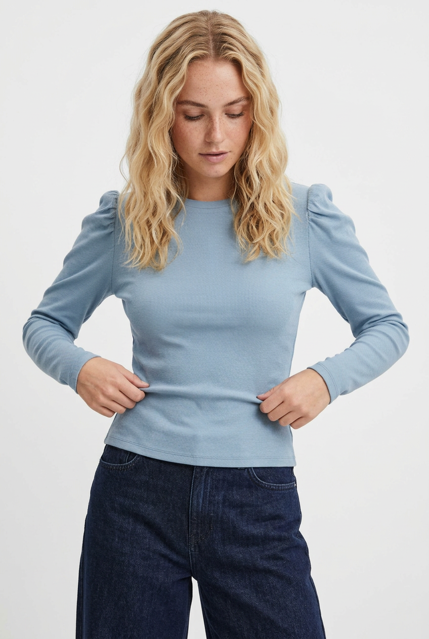 JANNA LS O-NECK LONG SLEEVE WOMEN'S TOP