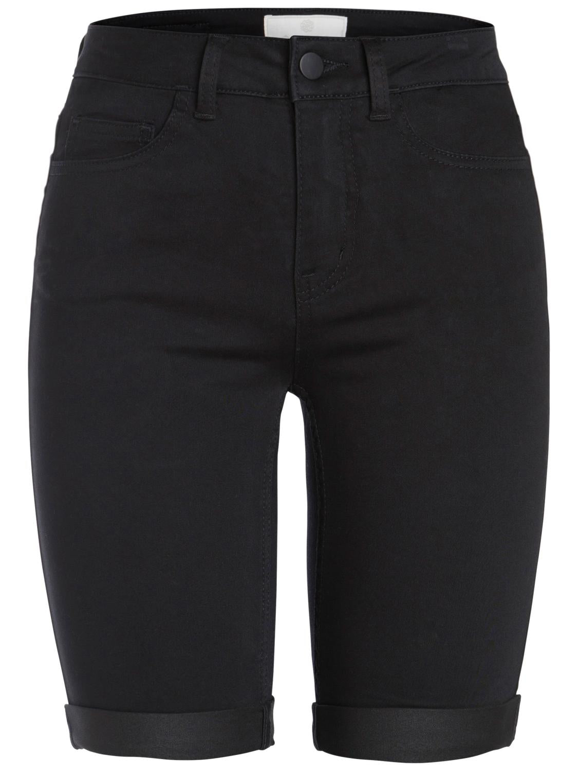 JUST JUTE LONG SHORTS BL - Best Clothes