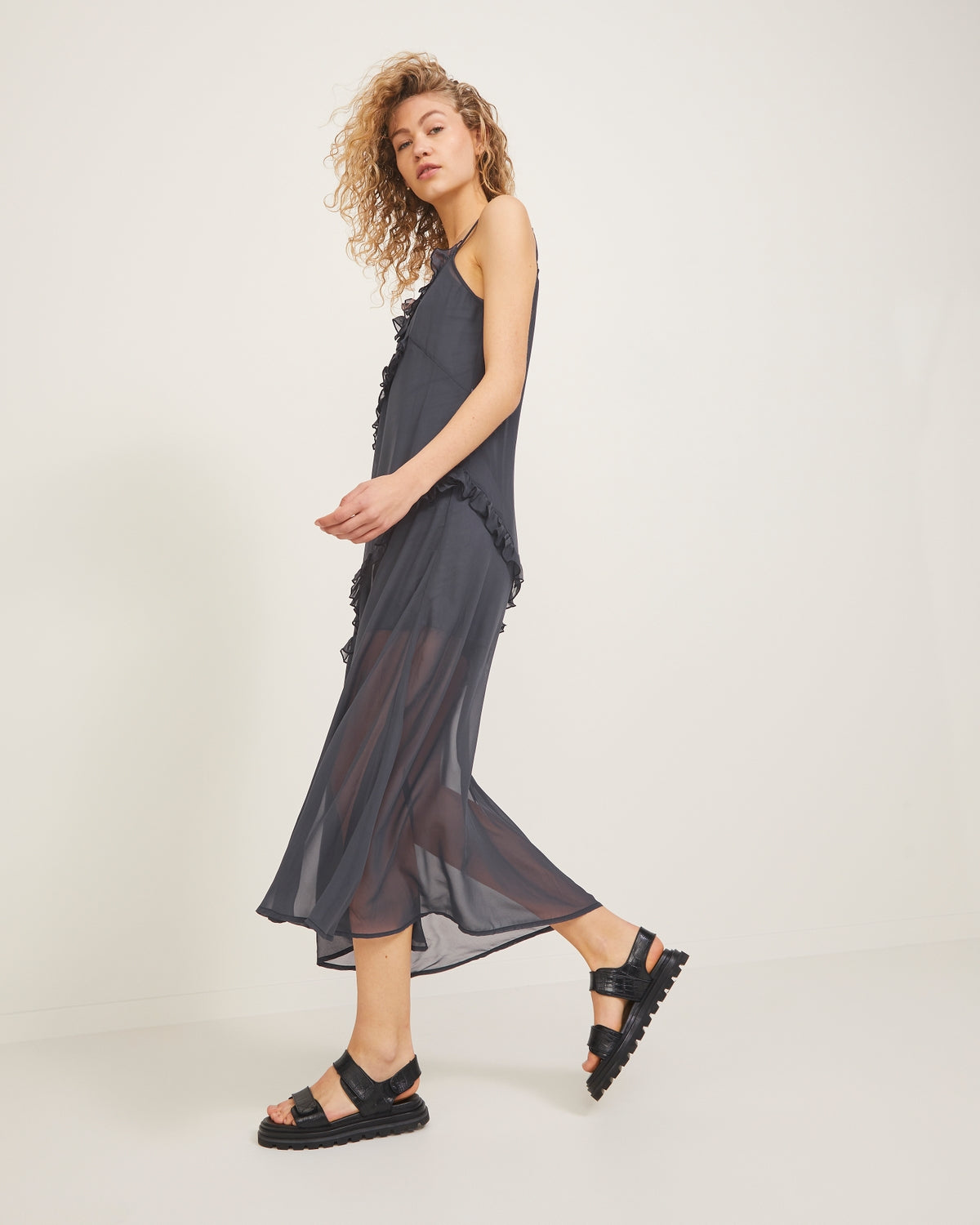 KASSIE LONG PURE DRESS - BEST CLOTHES