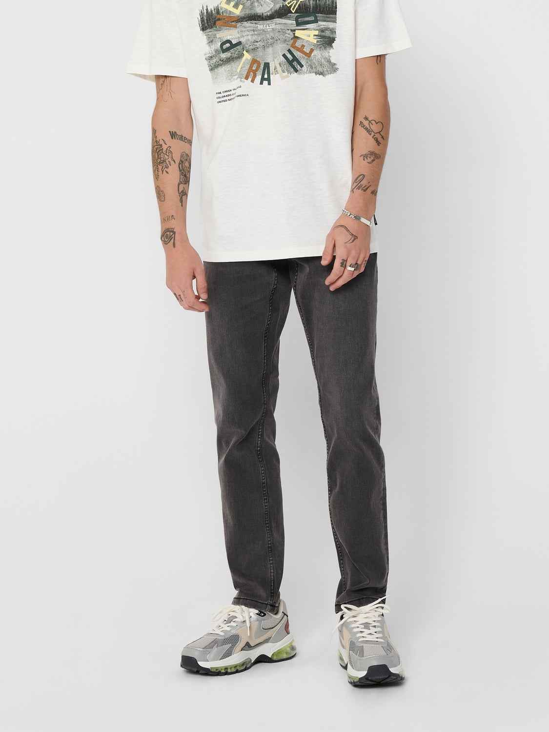 LOOM JEANS DK.GREY