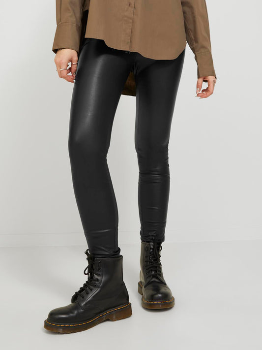 MEGAN FAUX LEATHER LEGGINGS - Best Clothes