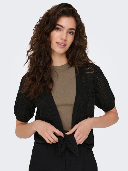 MEHEDI 2/4 SHORT TIE CARDIGAN - Best Clothes