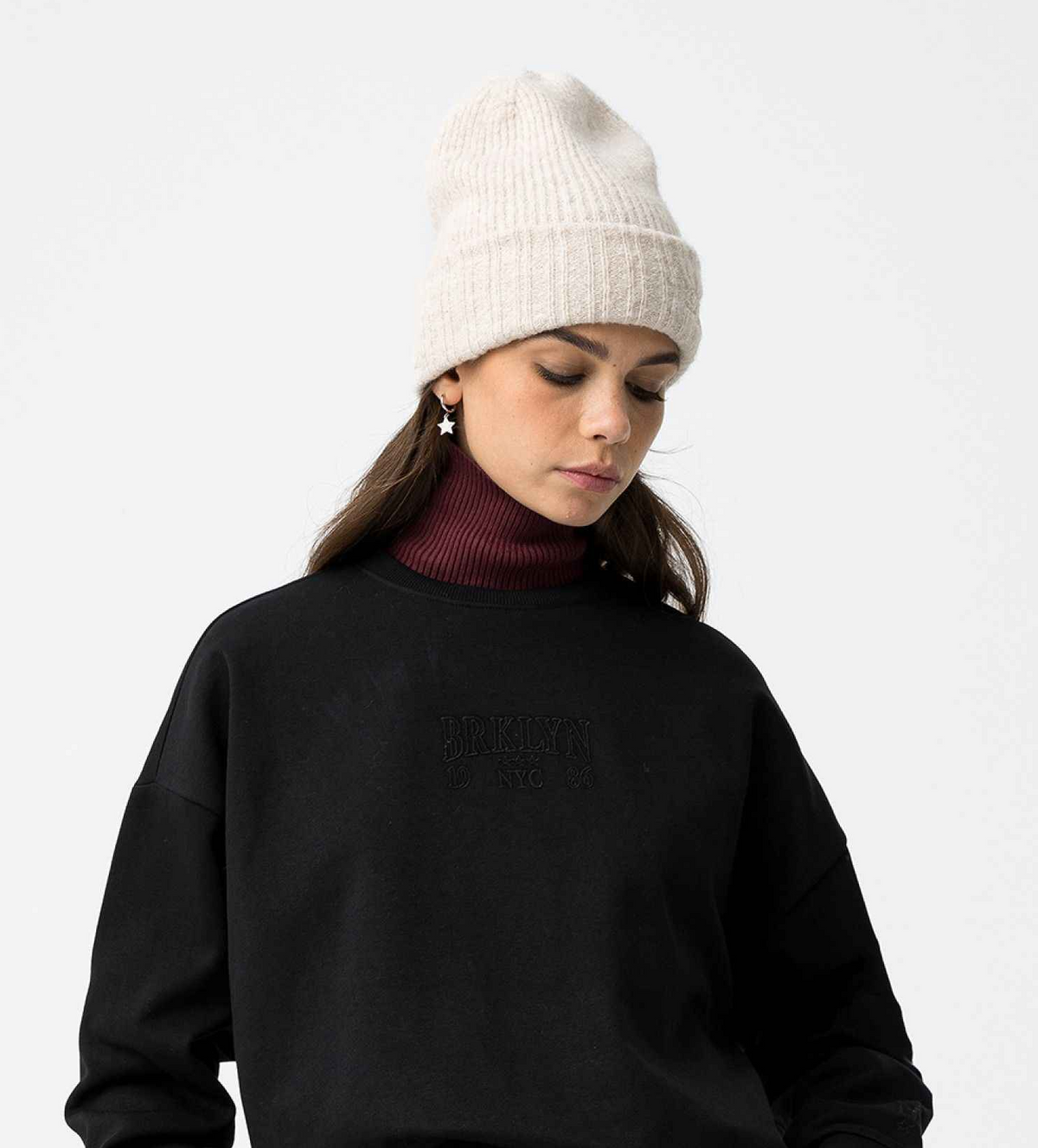 RIBBED KNITTED HAT ROSALÌA