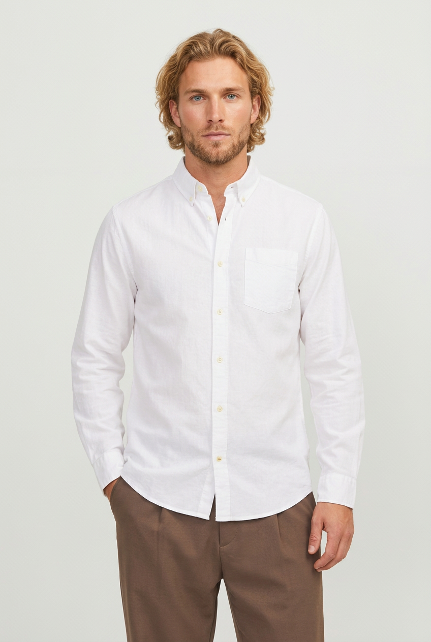 OXFORD SKJORTE LS