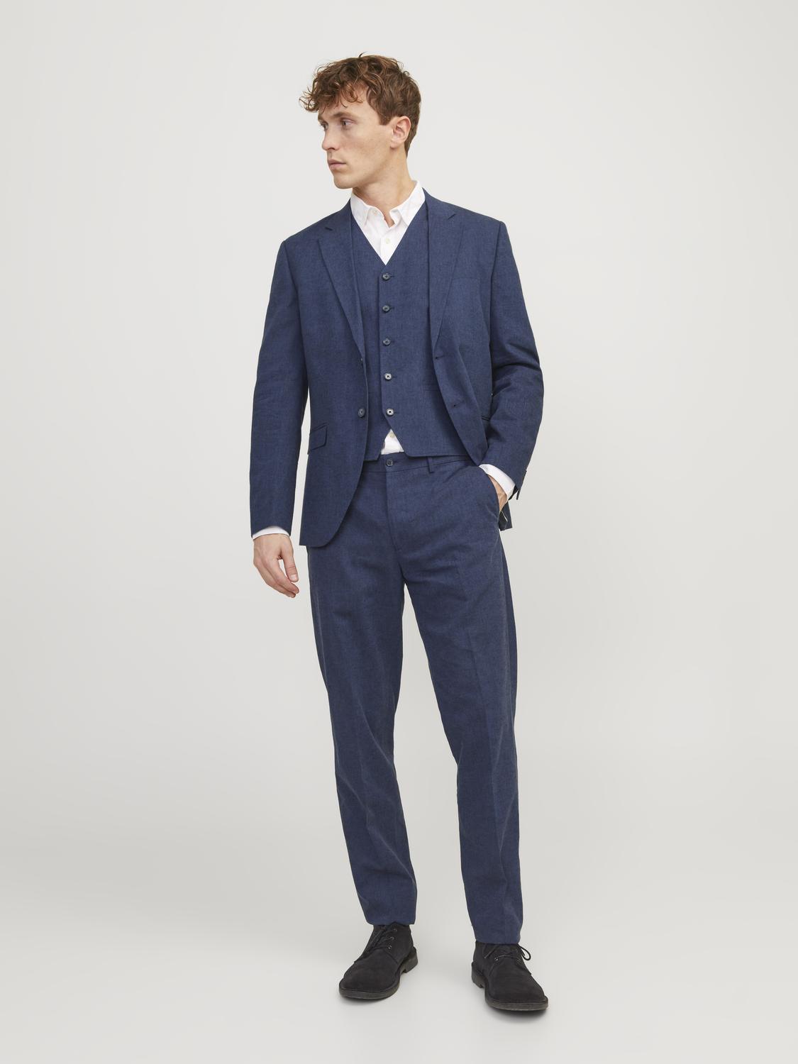 RIVIERA LINEN TROUSERS SLIM FIT - Best Clothes