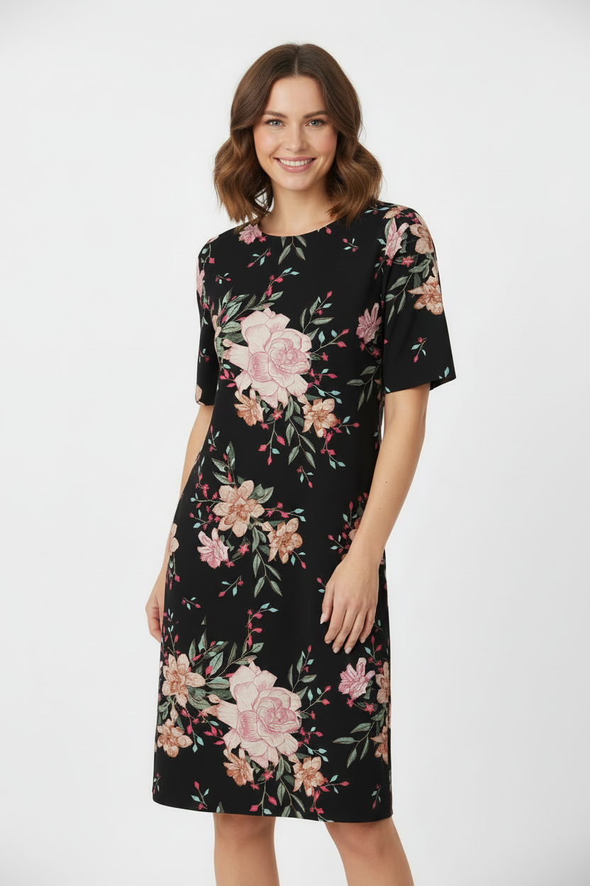 SIMPLY EASY VISC 2/4 SHORT DRESS