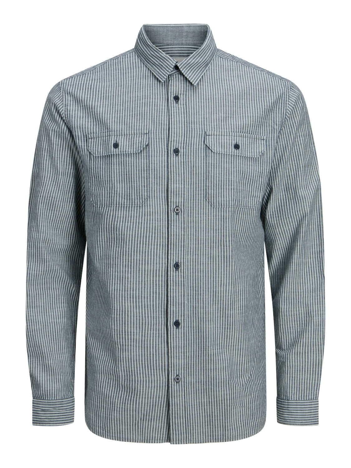 SPORTY STRIPE MIX SHIRT LS - Best Clothes