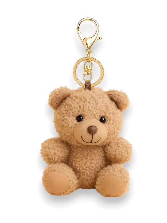 BRUN NALLE NYCKELRING VÄSKPYNT - Best Clothes