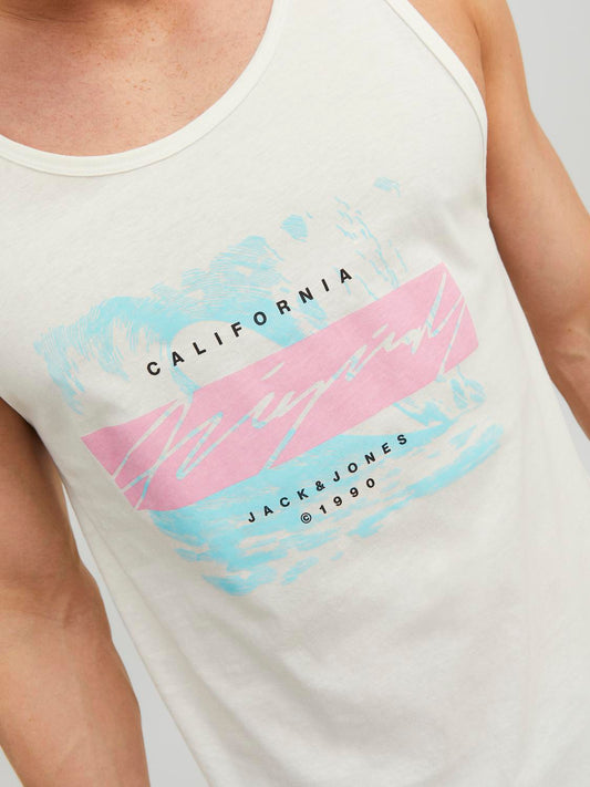 TULUM SKETCH LOOSE TANK TOP - Best Clothes