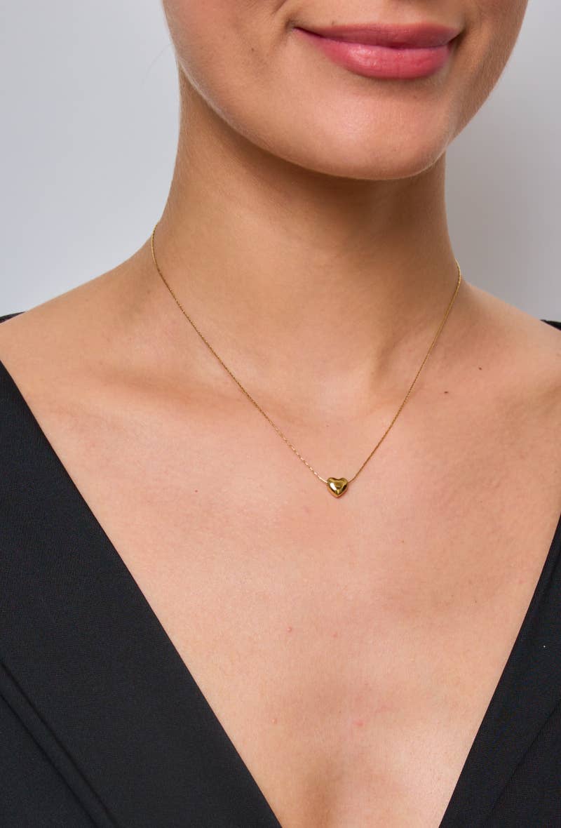 Heart Stone Necklace Women