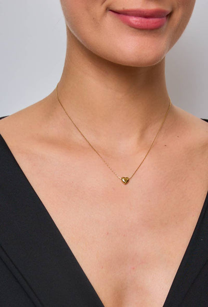 Heart Stone Necklace Women