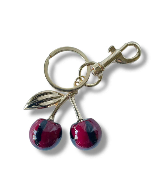 BAG CHARM CHERRY