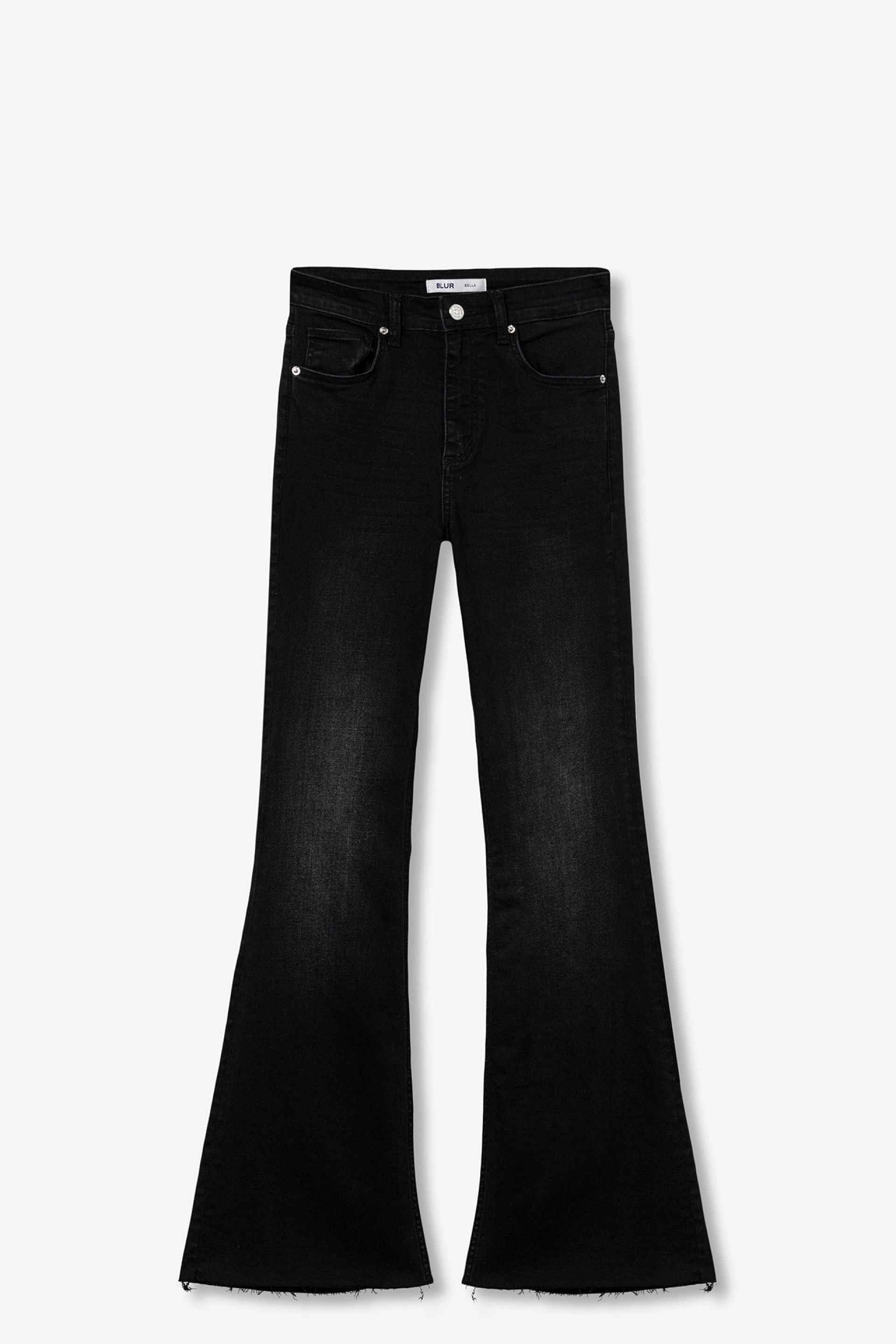 BELLA BLACK FLARE JEANS