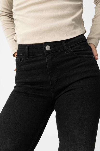 BELLA BLACK FLARE JEANS