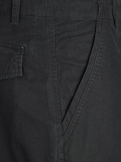 LANGE CARGO-SHORTS AUS CANVAS