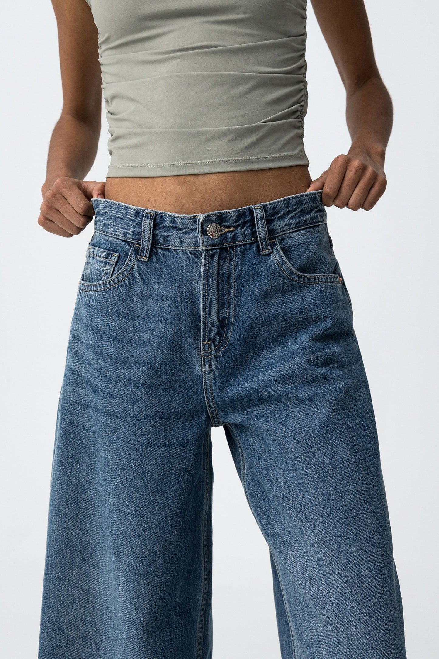 CHARLIE WEITE DUNKELBLAUE JEANS