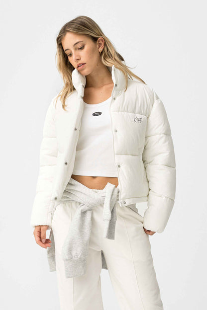 COCKATOO WHITE PUFFER JACKET