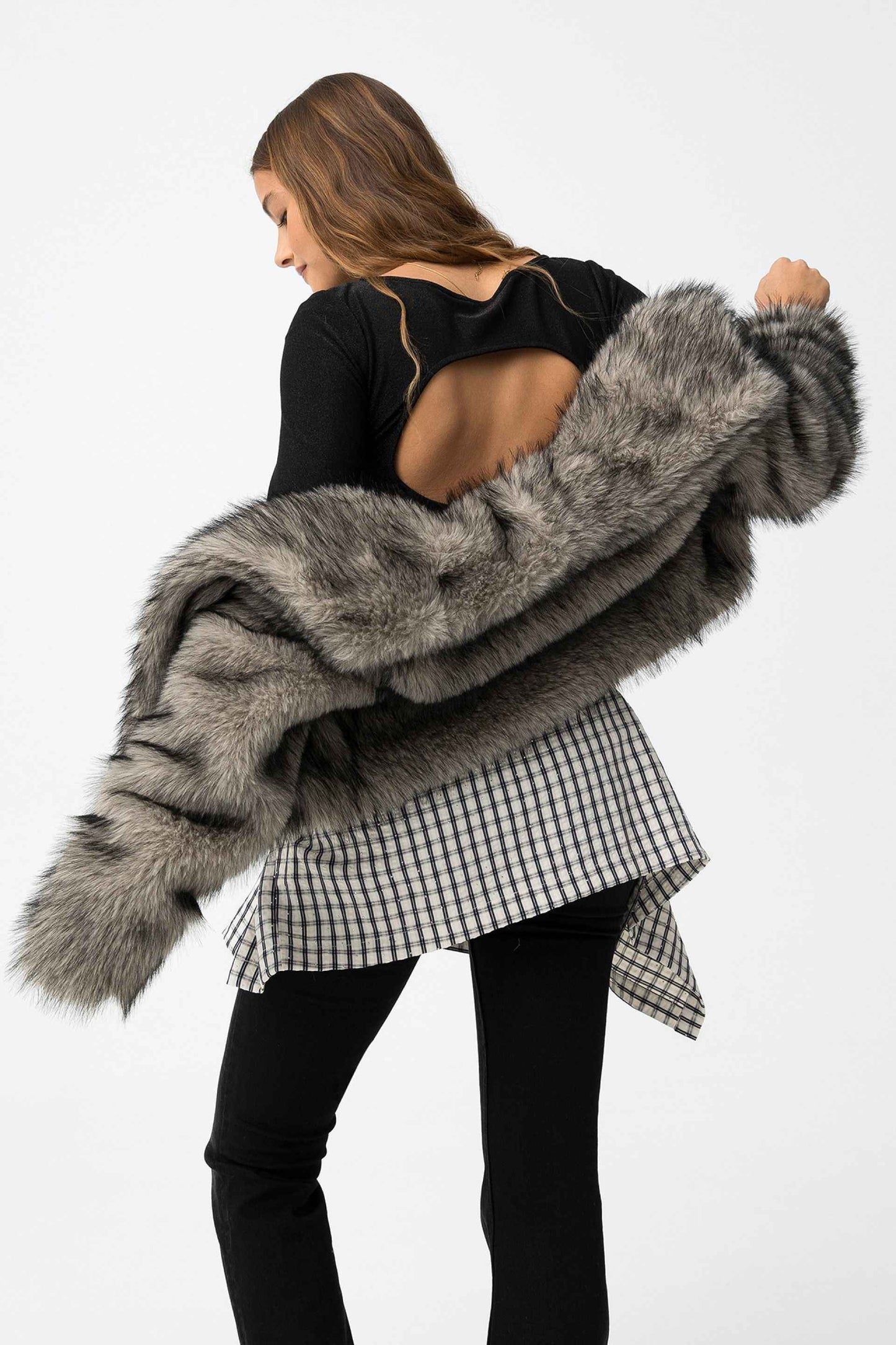 DALOT LONG SLEEVE CROP TOP