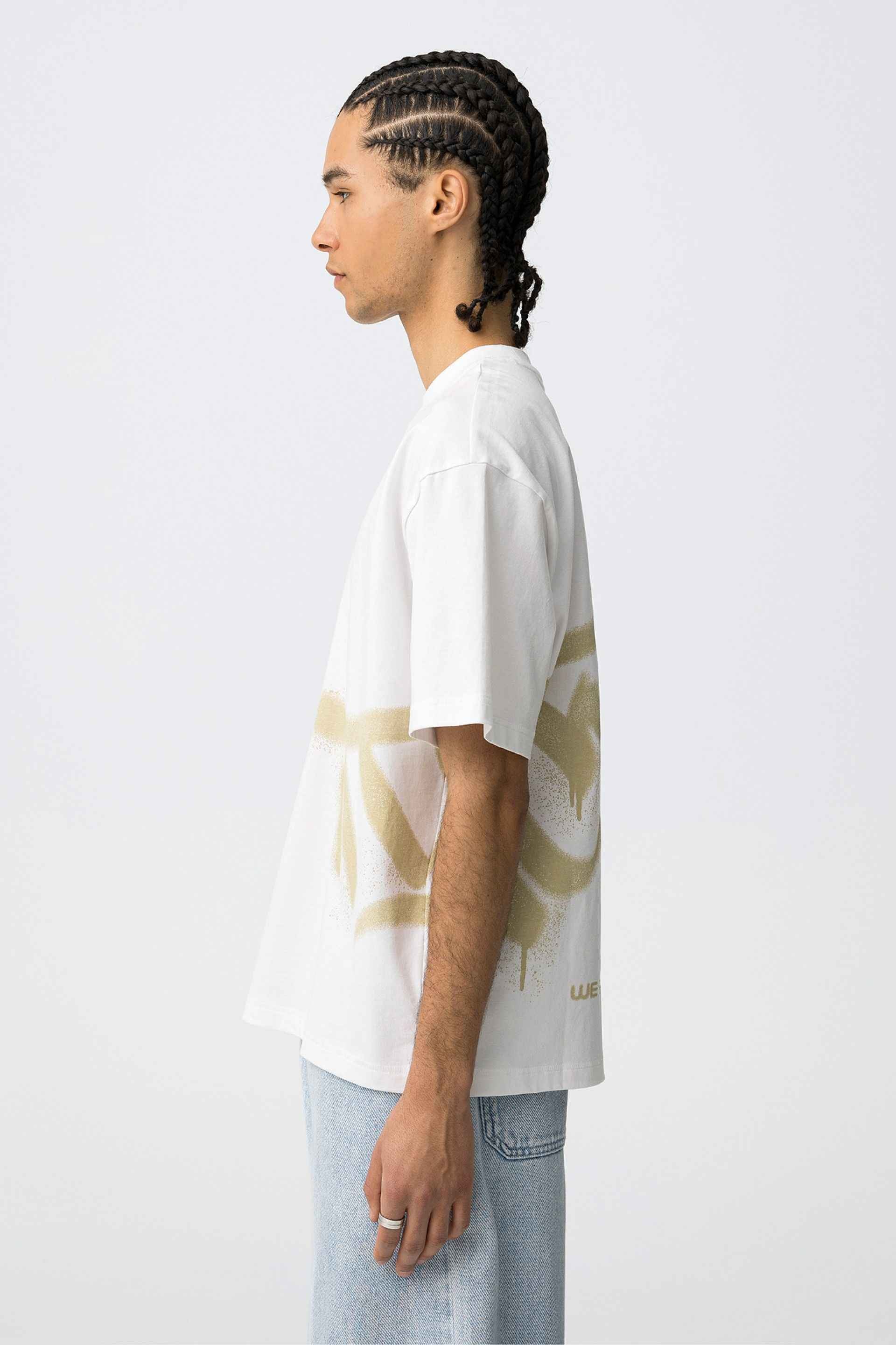 EDDIE WHITE BOXY FIT T-SHIRT