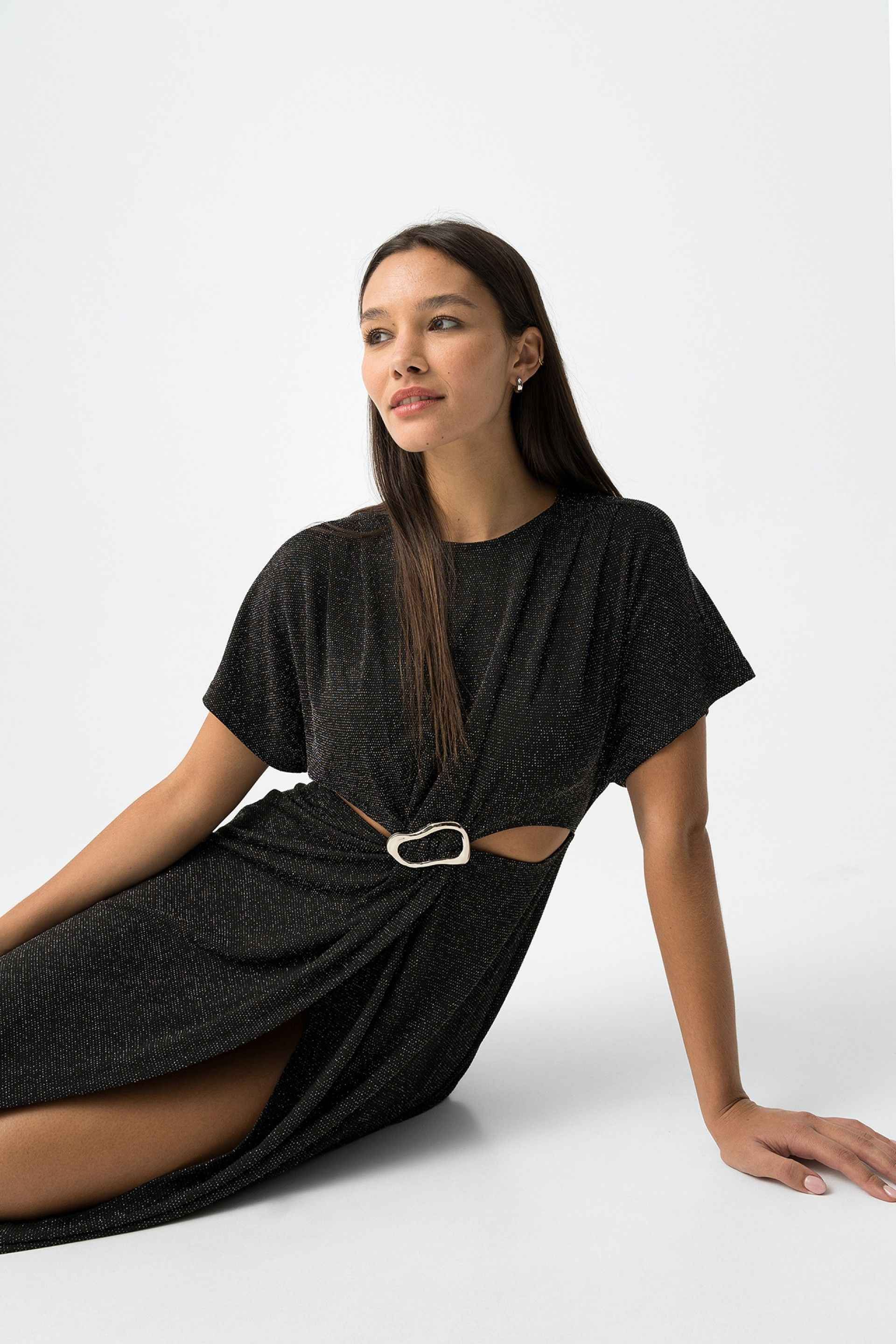 GLAM SHIMMERING MAXI DRESS