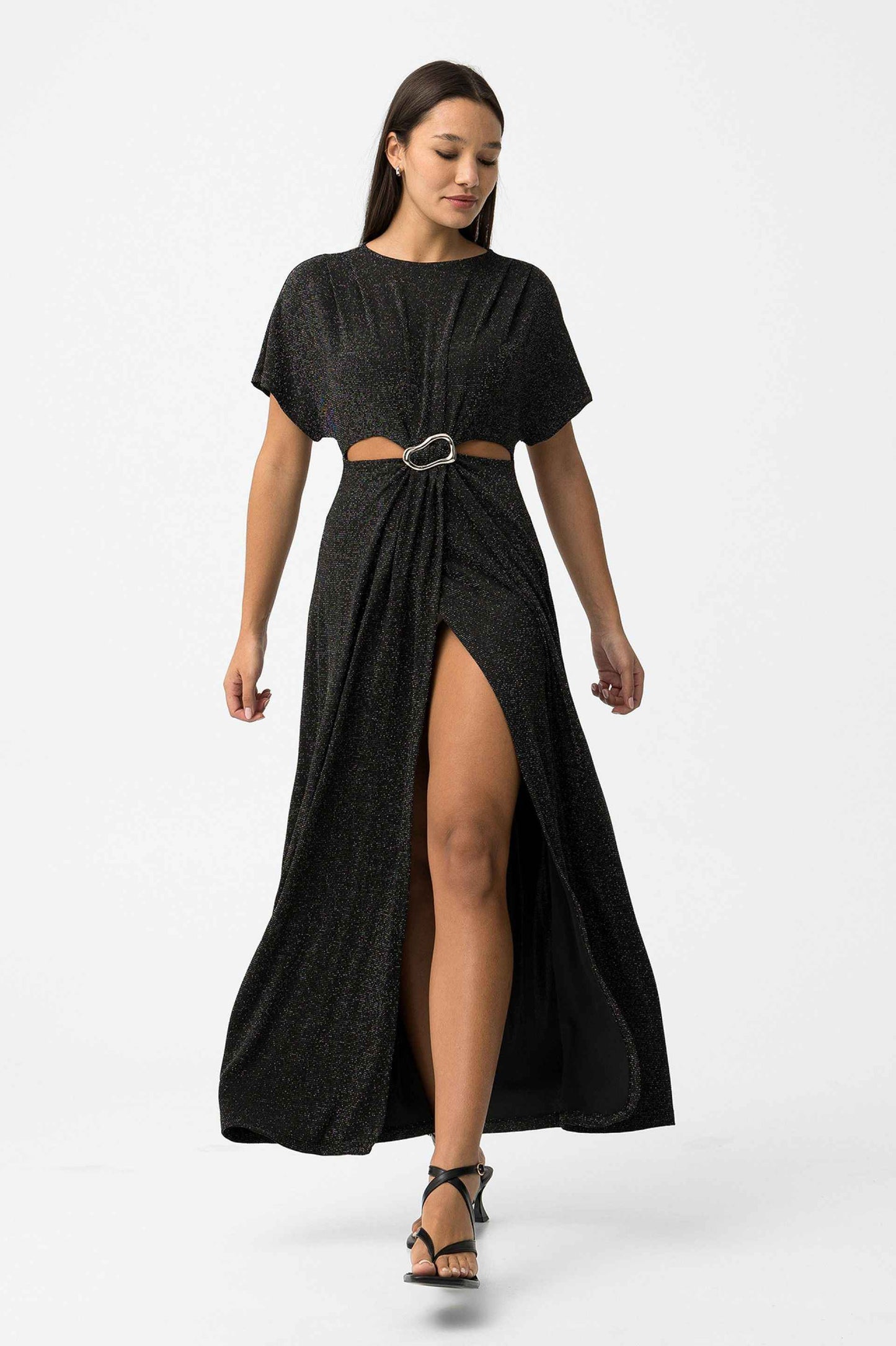 GLAM SHIMMERING MAXI DRESS